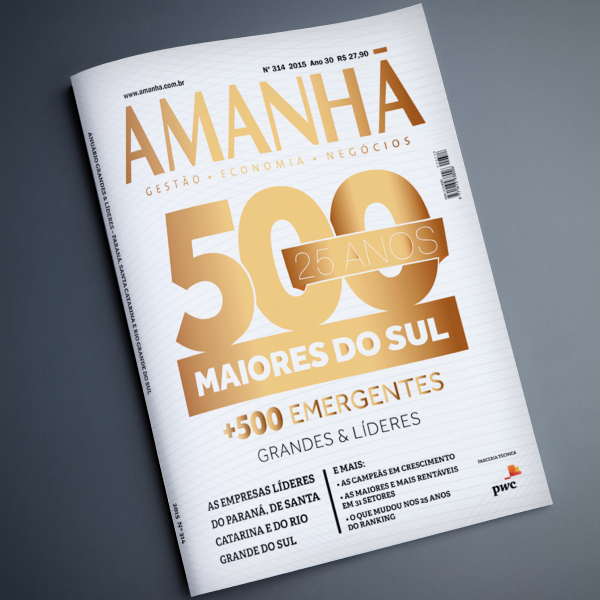 Reconhecida como a empresa mais rentável de Higiene e Limpeza pela Revista Amanhã: 500 Maiores do Sul.