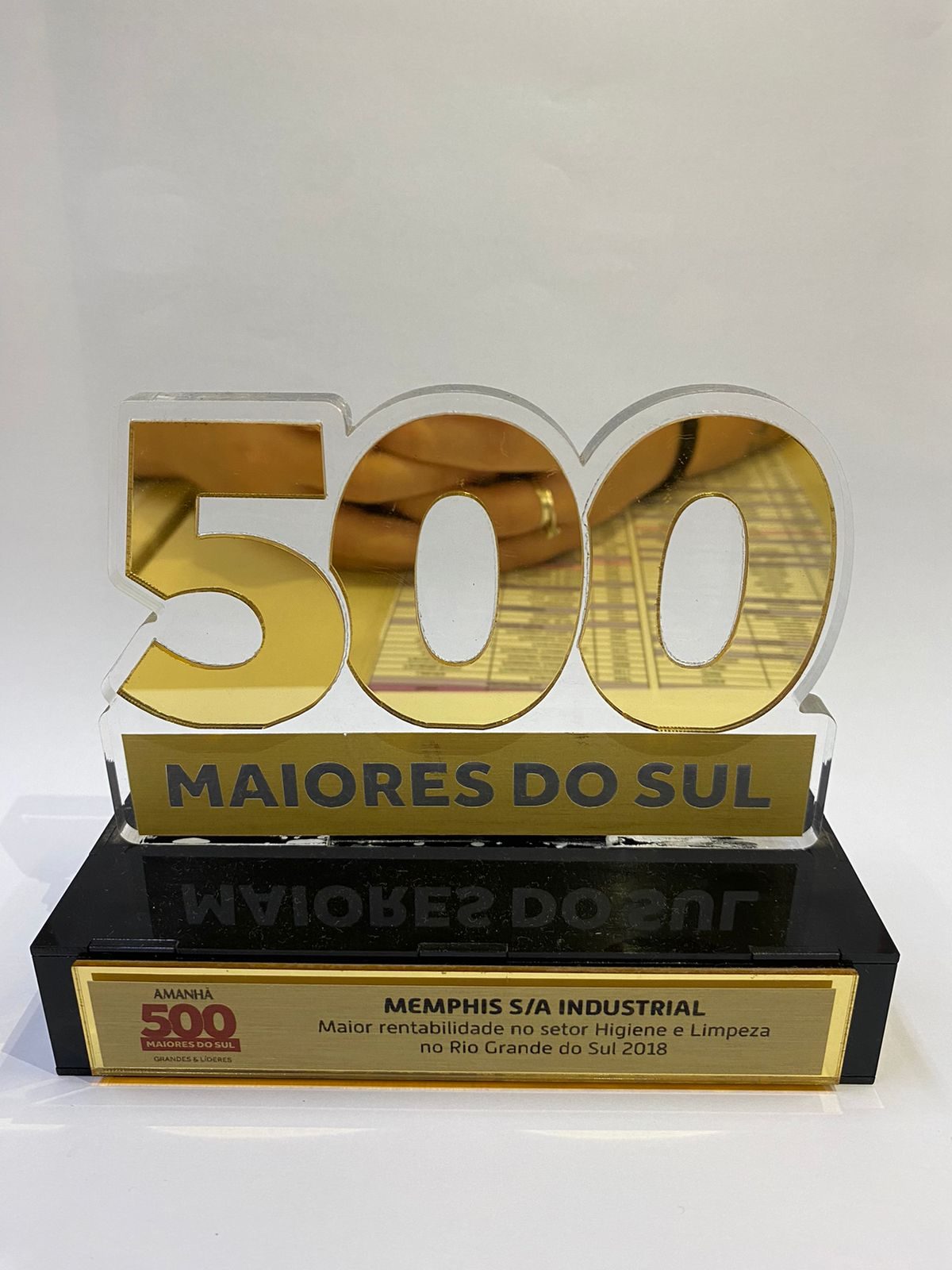 Reconhecida como a empresa mais rentável de Higiene e Limpeza pela Revista Amanhã: 500 Maiores do Sul.
