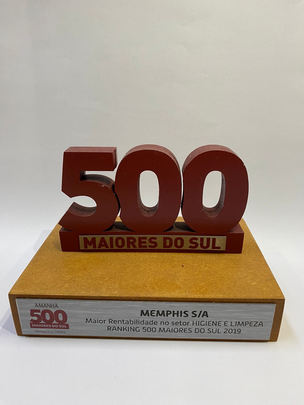 A Memphis é novamente destaque entre as 500 Maiores do Sul. Reconhecida como a empresa mais rentável de Higiene e Limpeza pela Revista Amanhã: 500 Maiores do Sul.
