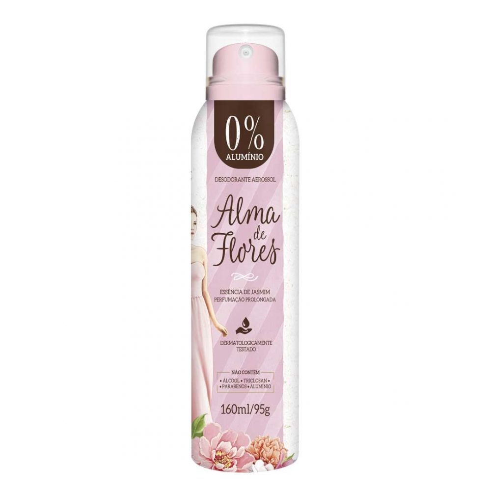 Desodorante Aerossol Alma de Flores Jasmim