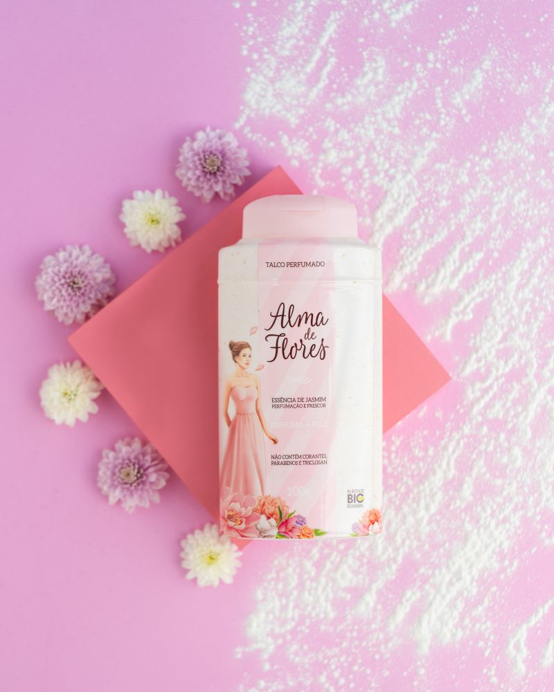 Talco Perfumado Alma de Flores Jasmim