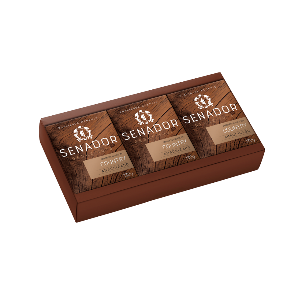 Estuche 3 Jabones de Tocador Senador Country
