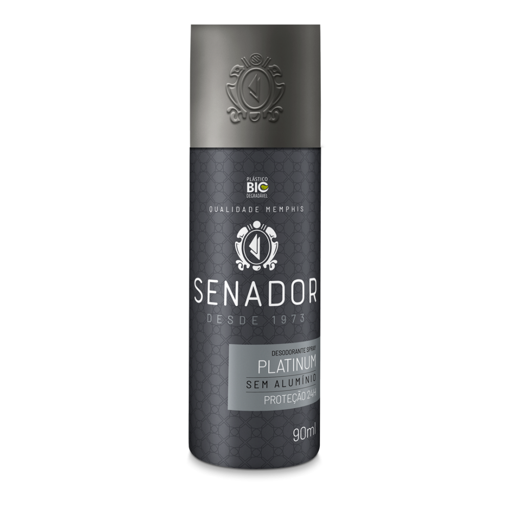 Desodorante Spray Senador Platinum