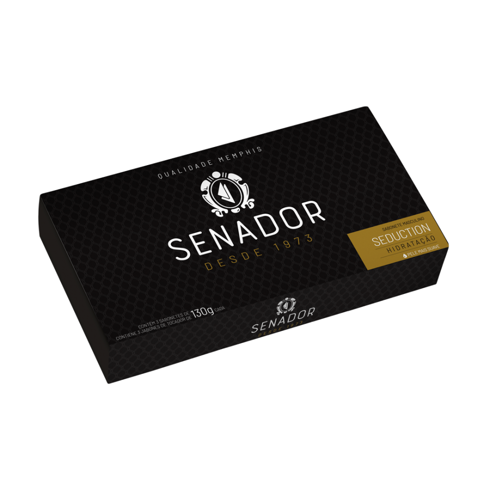 Estojo 3 Sabonetes Senador Seduction