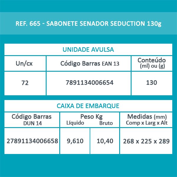Jabón Senador Seduction