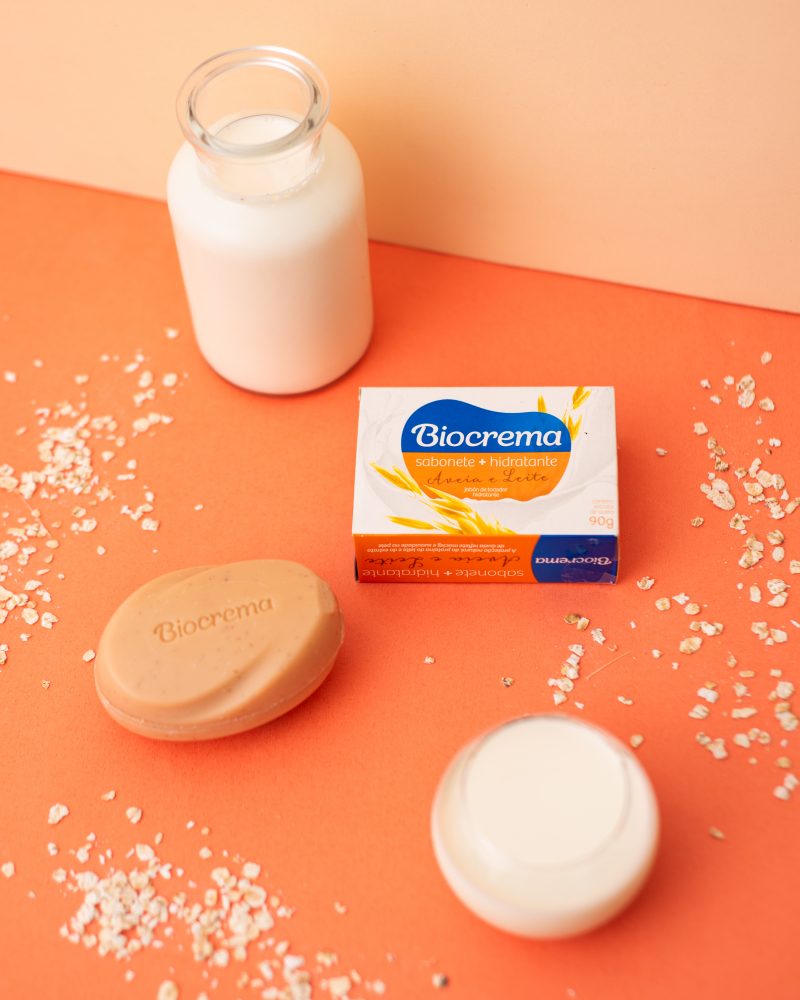 Sabonete Biocrema Aveia e Leite