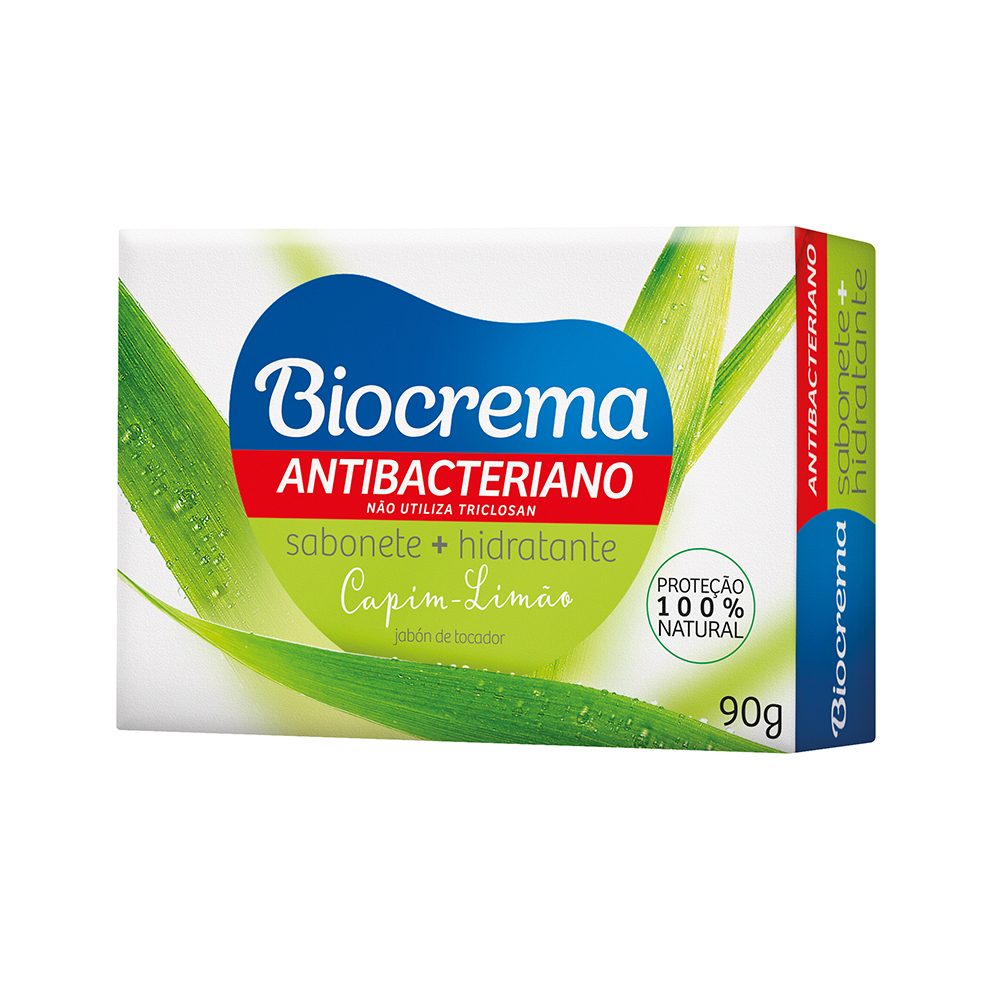 Sabonete Biocrema Proteção Natural Capim-limão
