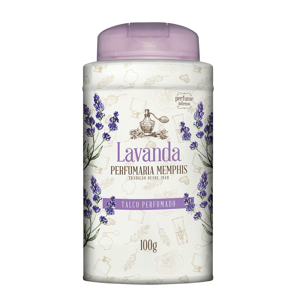 Talco Perfumado Lavanda Memphis