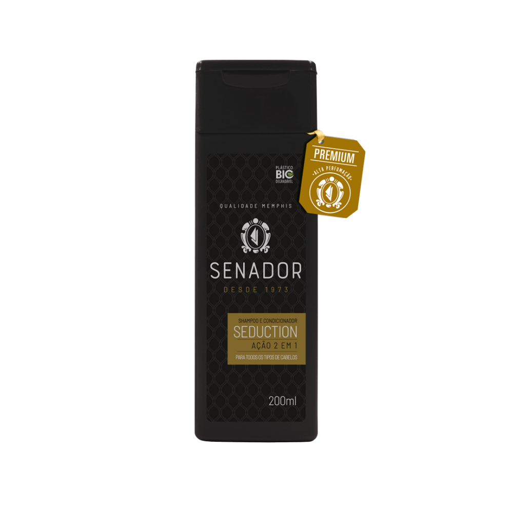 Shampoo 2 em 1 Senador Seduction 200ml