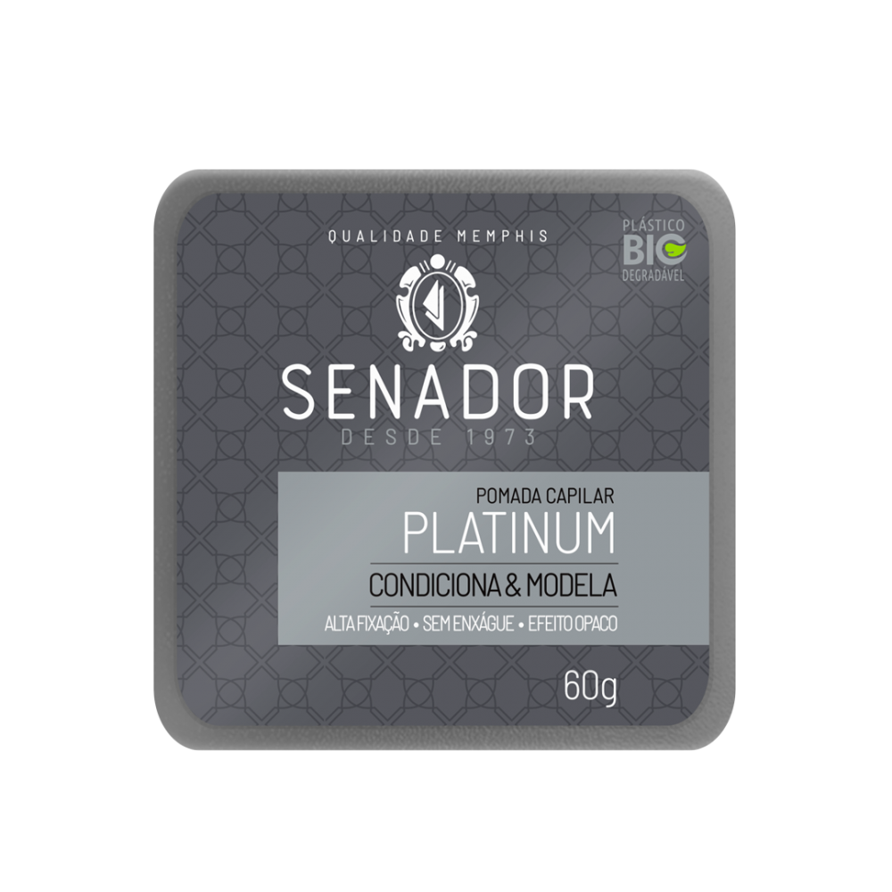 Pomada Capilar Senador Platinum