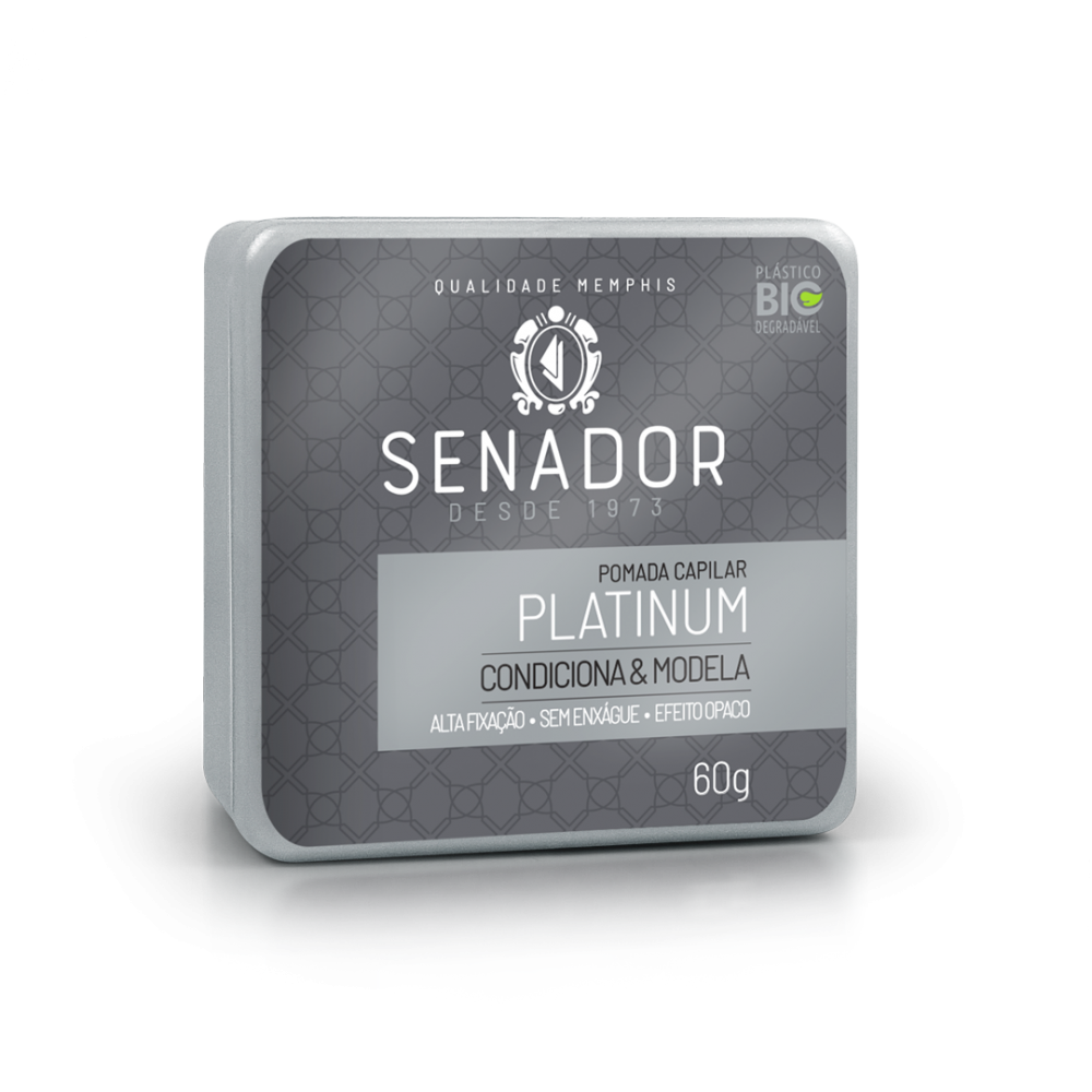 Pomada Capilar Senador Platinum