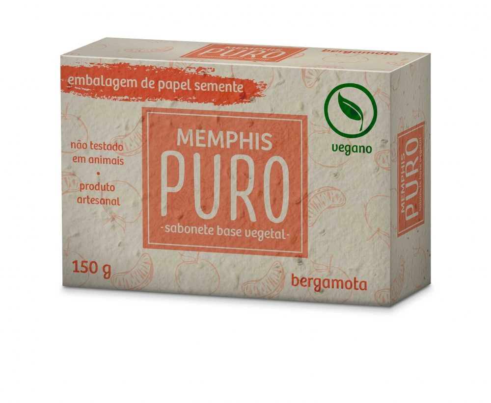 Sabonete Puro Vegetal Bergamota 150g