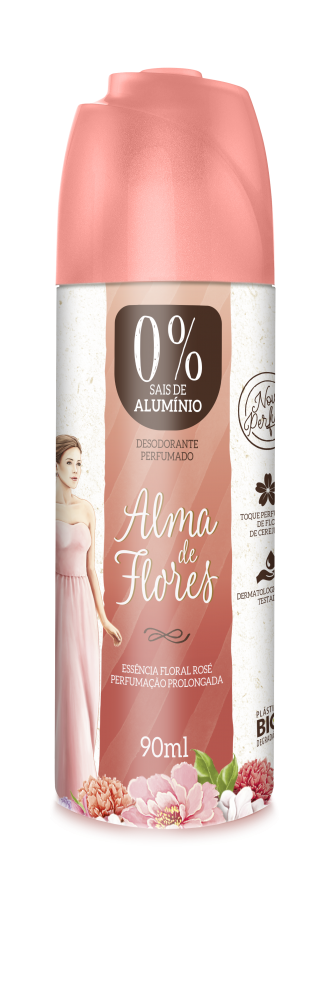 Desodorante Spray Alma de Flores Rosé 90ml
