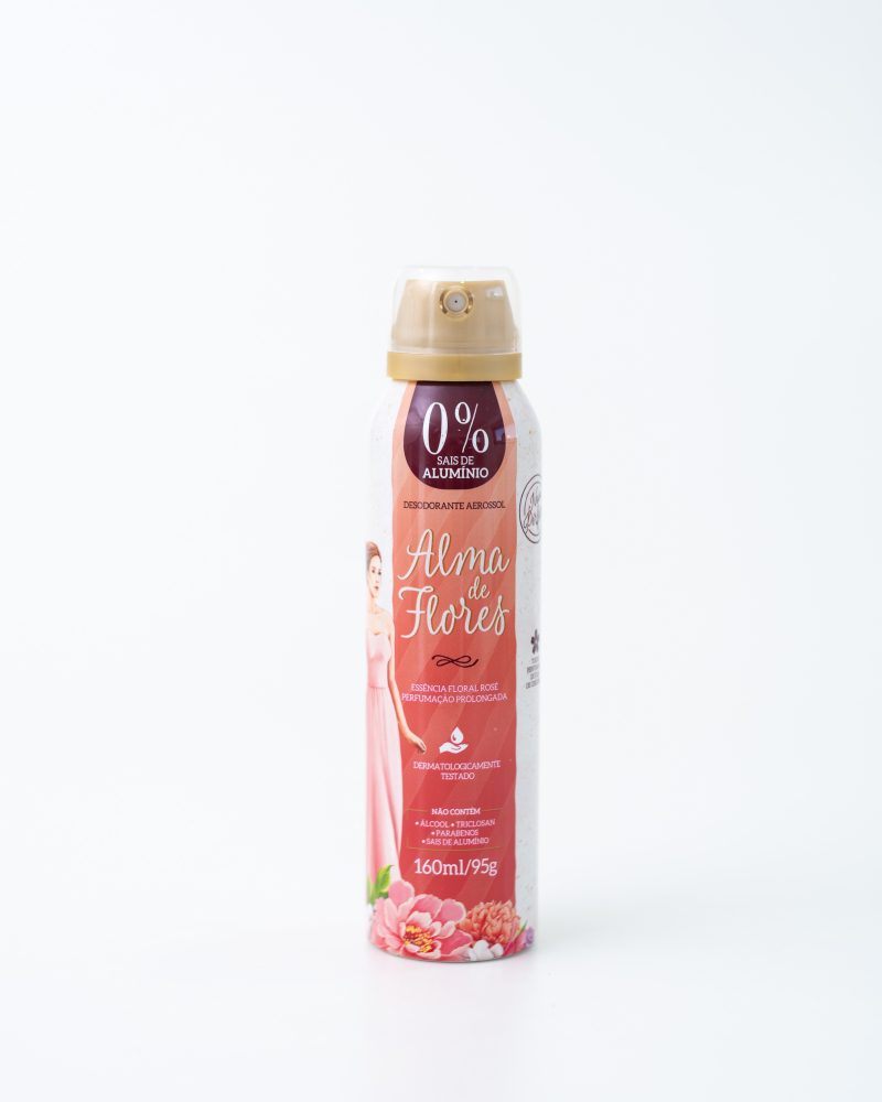 Desodorante Aerossol Alma de Flores Floral Rosé 160ml