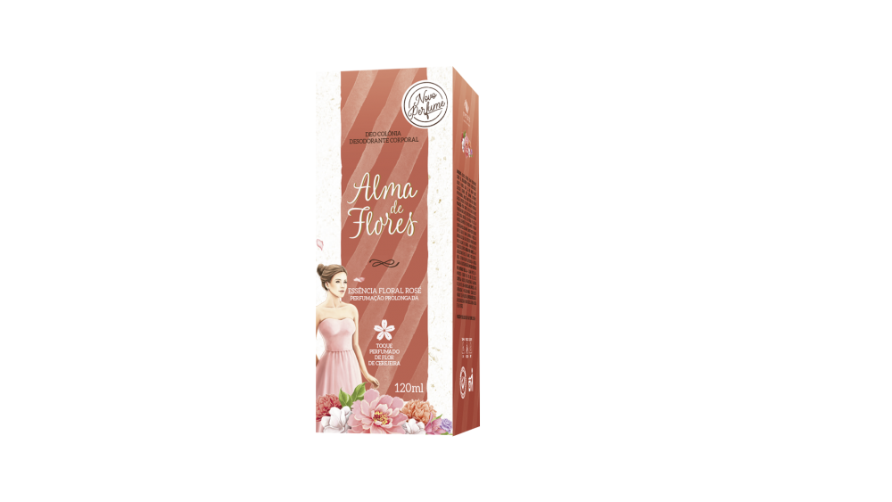 Deo Colônia Alma de Flores Rosé