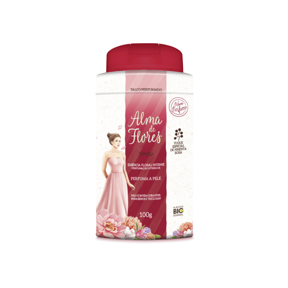 Talco Perfumado Alma de Flores Floral Intense 100g