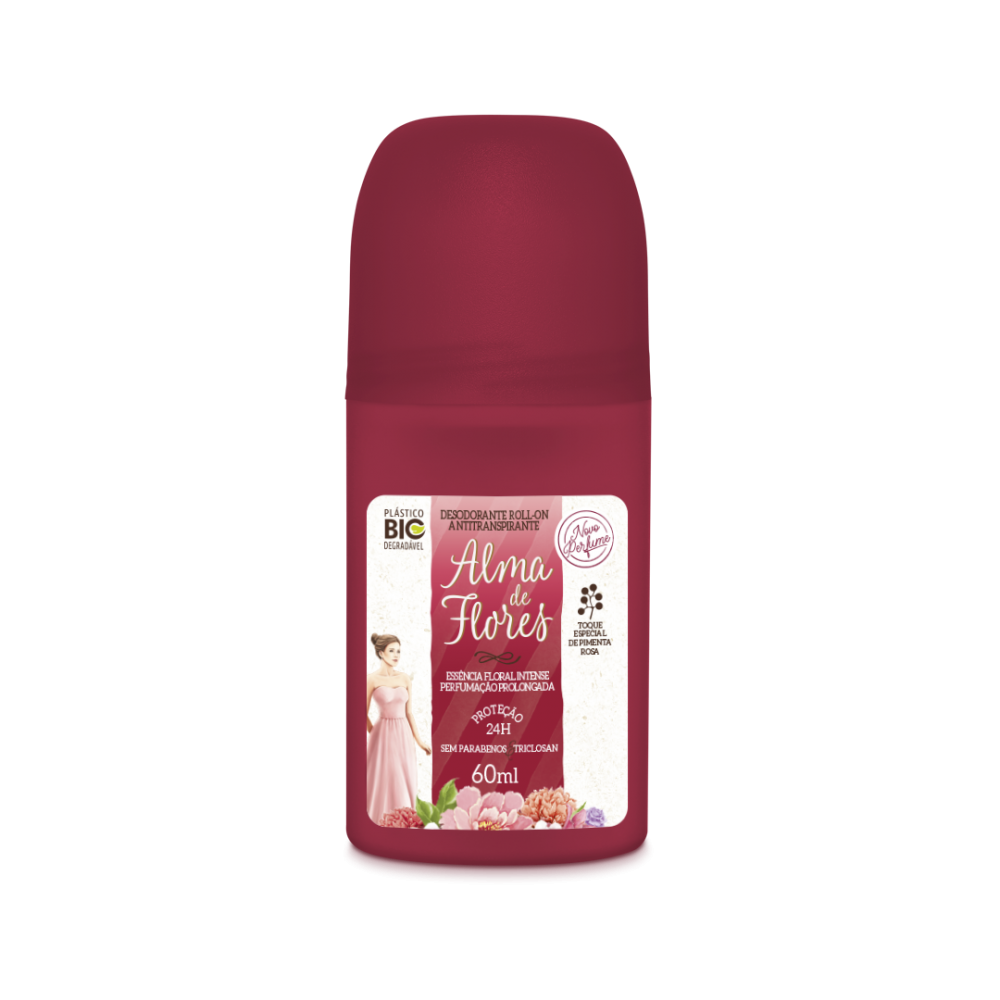 Desodorante Roll On Alma de Flores Floral Intense 60ml