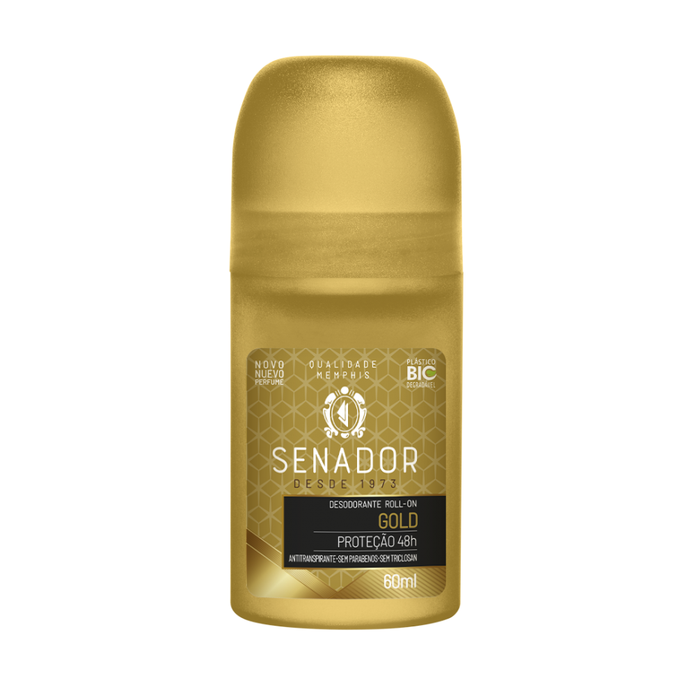 Desodorante Roll On Senador Gold 60ml