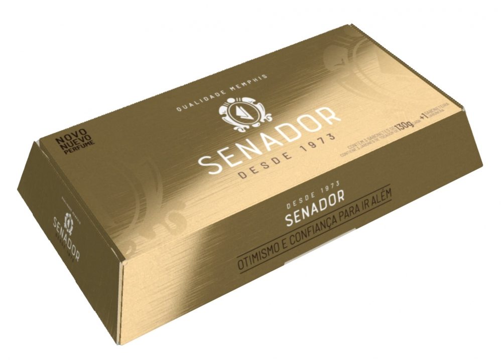 Estojo Senador Gold com Saboneteira