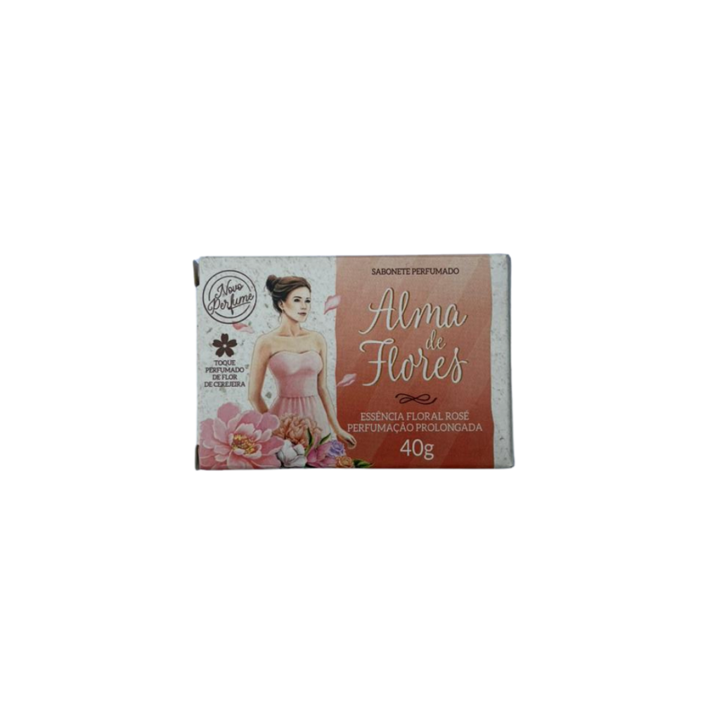 Sabonete Alma de Flores Floral Rosé 40g