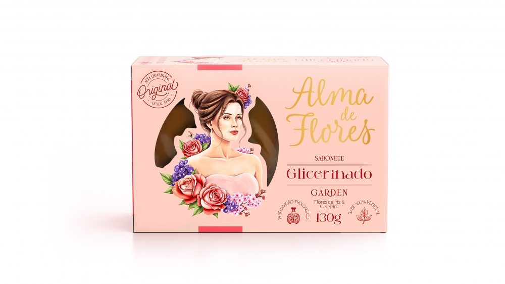Sabonete Glicerinado Alma de Flores Garden 130g
