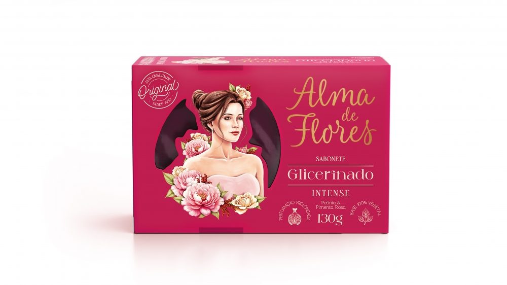 Sabonete Glicerinado Alma de Flores Intense 130g