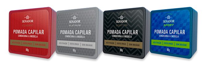 Senador aumenta linha de produtos e investe em Pomadas Capilares