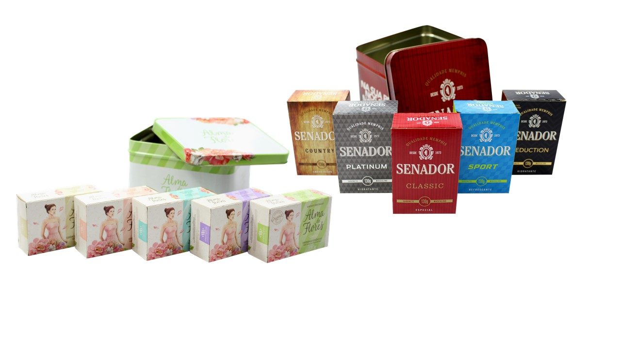 Novas latas presenteáveis de Alma de Flores e Senador